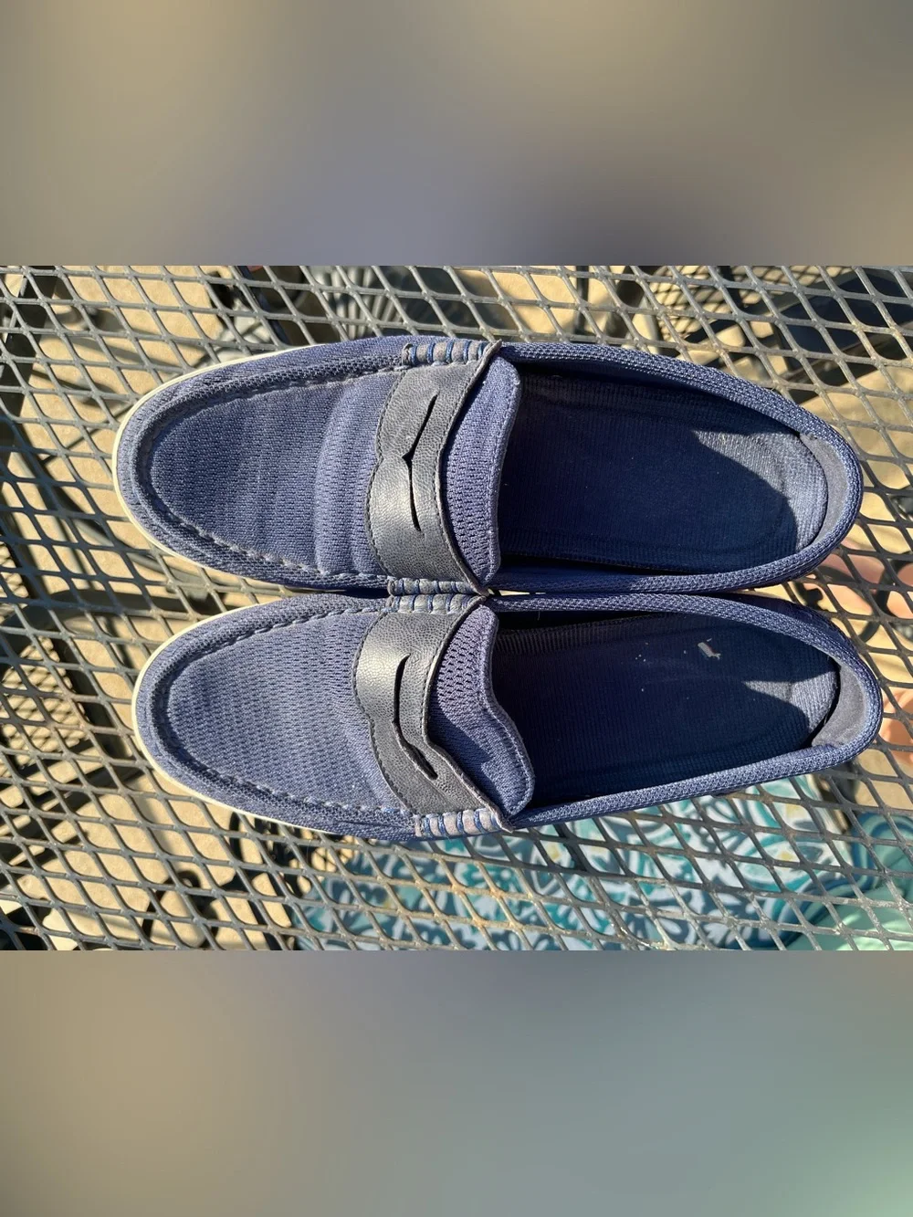 Cole Haan Canvas/Leather Loafers